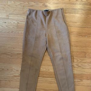 Suede Riding Pants